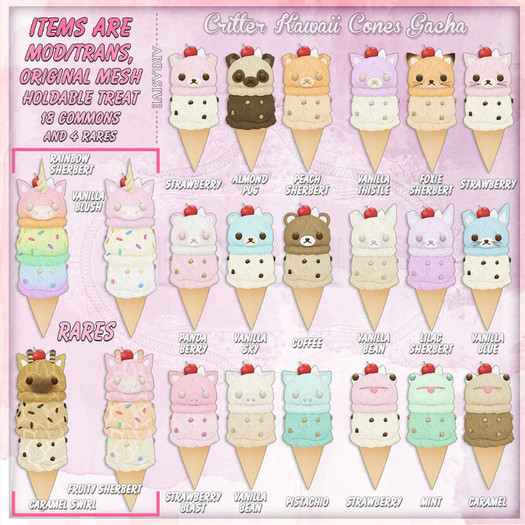 [ abrasive ] Critter Kawaii Cones - Caramel Swirl Giraffe RARE