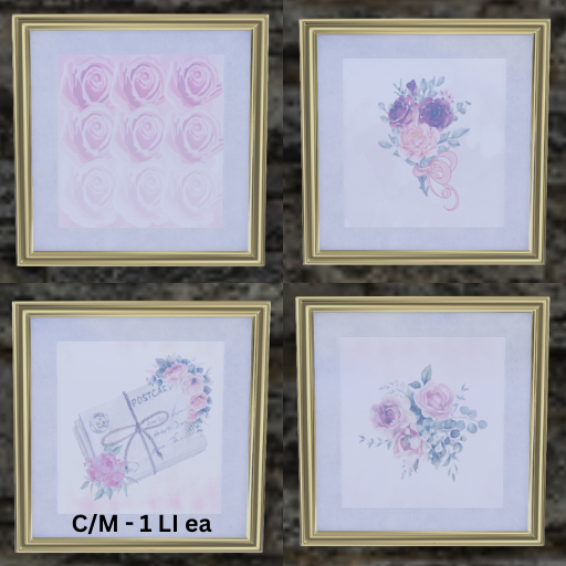 Watercolor Roses - Set 2