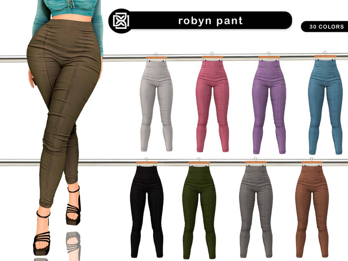 Addams - Robyn High Rise Suit Pant #FATPACK