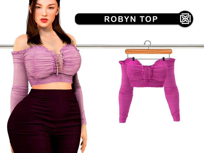 Addams - Robyn Cropped Top #09