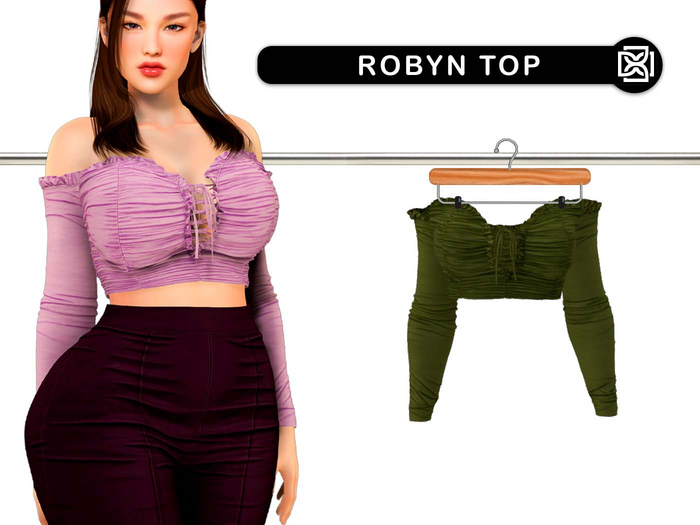 Addams - Robyn Cropped Top #16