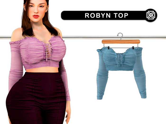 Addams - Robyn Cropped Top #17
