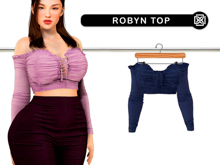 Addams - Robyn Cropped Top #19