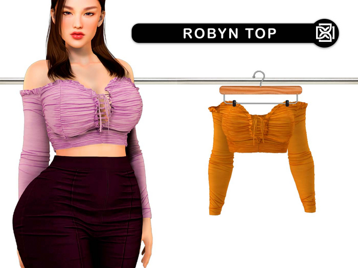 Addams - Robyn Cropped Top #21