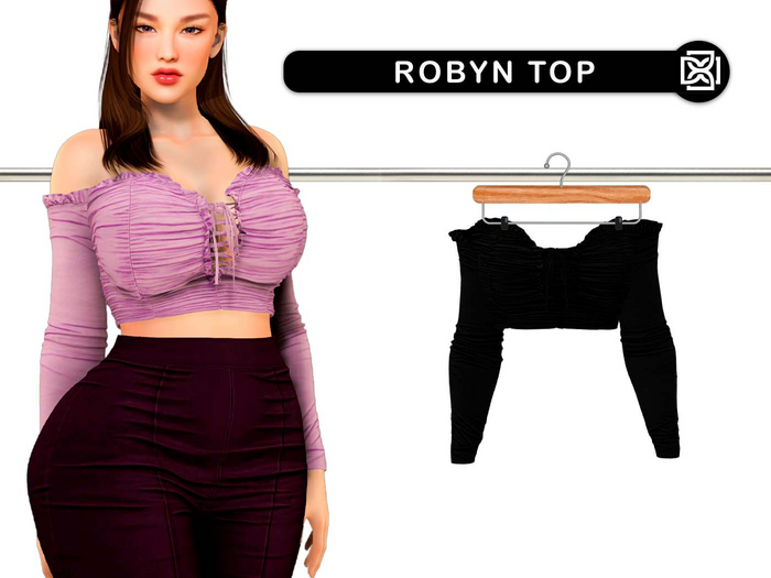 Addams - Robyn Cropped Top #30
