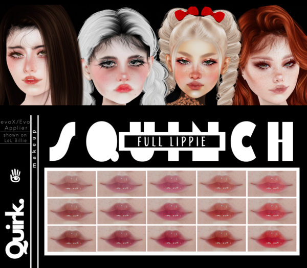 // Quirk \\ Squinch Lippie - Full Set