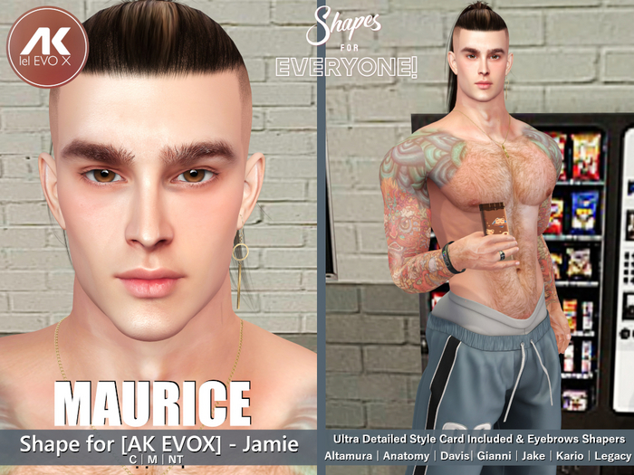 Shape Maurice for [AK EVOX] - Jamie Head MEGAPACK