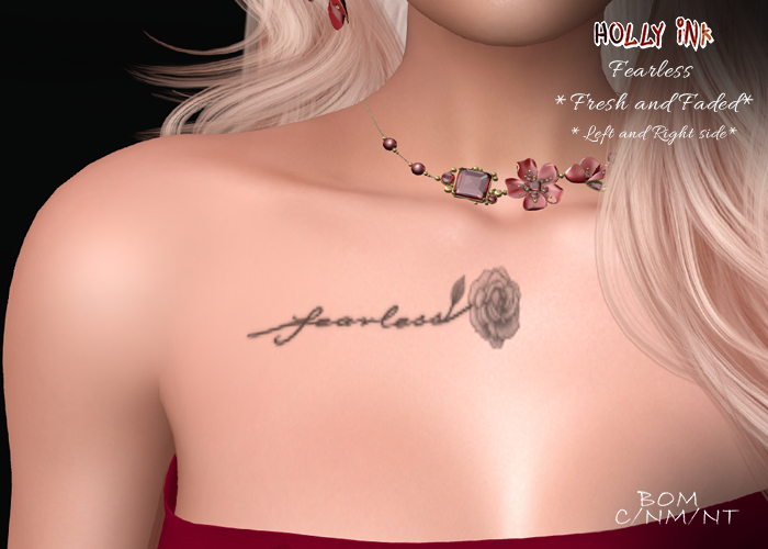 Holly Ink - Fearless BOM tattoo
