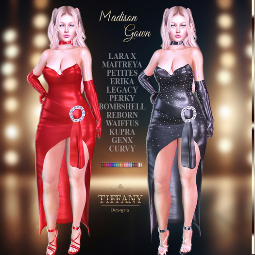 ::TD:: Madison Gown [Mesh] + Lara X