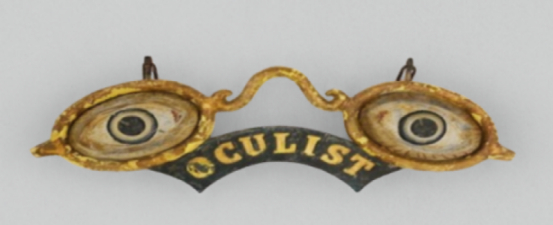 Antique Oculist Trade Sign
