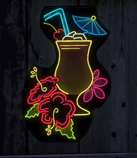 [7-8-9] Pina Colada Neon Sign
