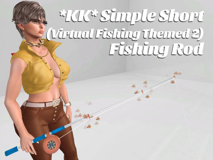 *KK* Simple Short (Virtual Fishing Themed 2) Fishing Rod (FREE / GIFT)