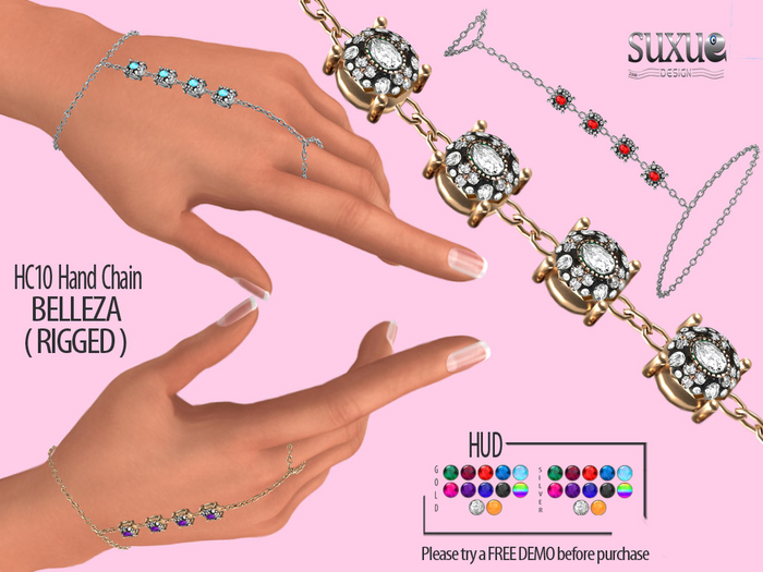 Bracelet Ring Diamond Belleza Demo