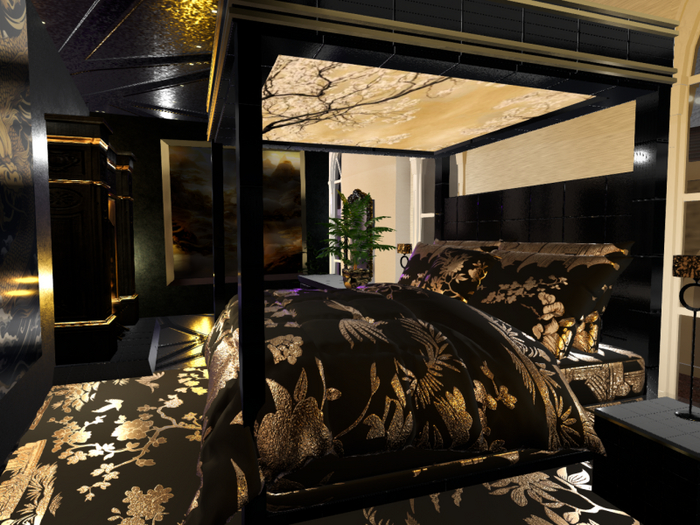 KS Oriental Bedroom Set PBR