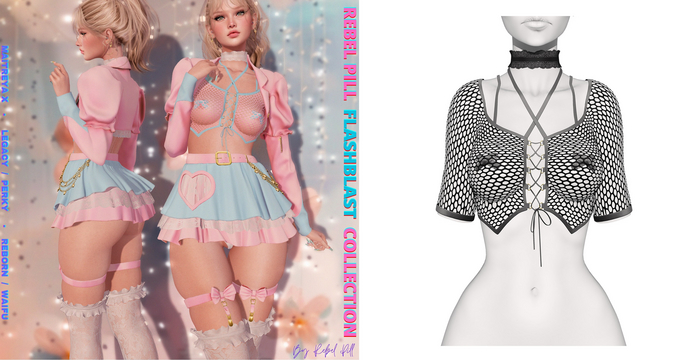 Rebelpill - FlashBlast Collection Top Onyx