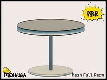 Meshuga PBR Retro Diner Circular Table FULL PERM MESH