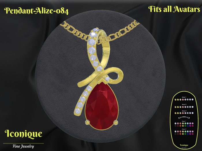 Pendant-Alize-084 - Jewelry Box