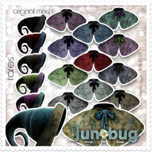 *{Junbug}* Sweet Pixie Mini Cape Blue