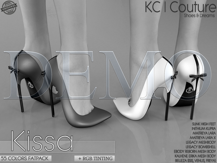 *DEMO* -KC- KISSA PUMPS / 55 COLORS FATPACK