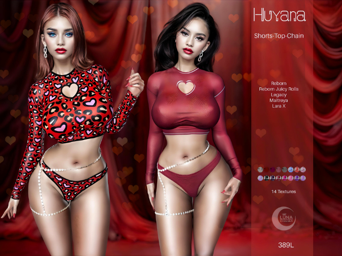 ❤️, Huyana , Valentines Day Outfit, Hearts, Fatpack,