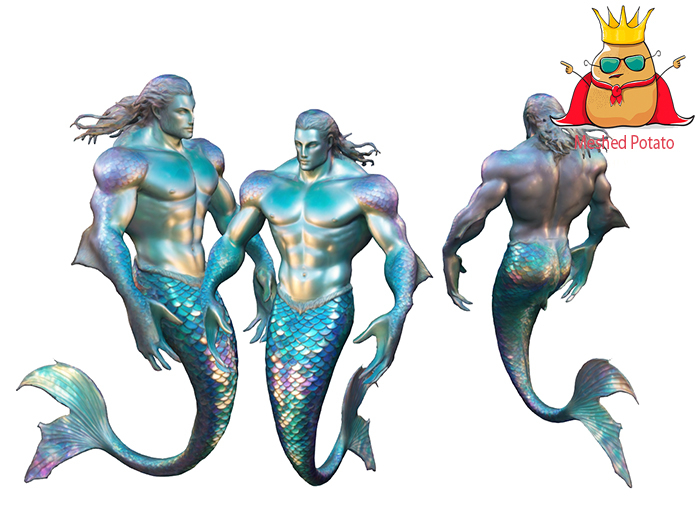 Meshed Potato - Merman Full Perm