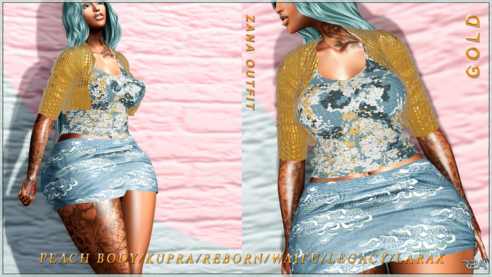 R2A-Zana Outfit Gold