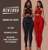 REVERS3 | Full Perm Amanda Top & Pants including Rigs & textures