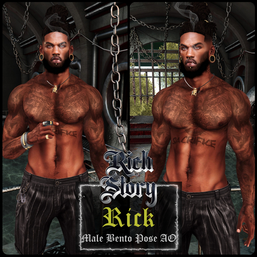 RICH STORY {RICK} Male BENTO pose AO