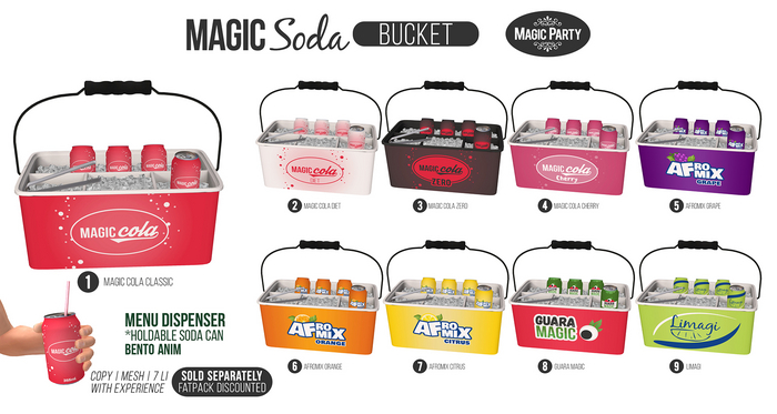 Magic Soda Bucket [FATPACK] Save 50% [BENTO]