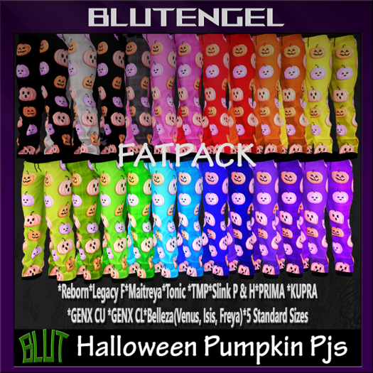Halloween Fatpack Pumpkin F Pjs