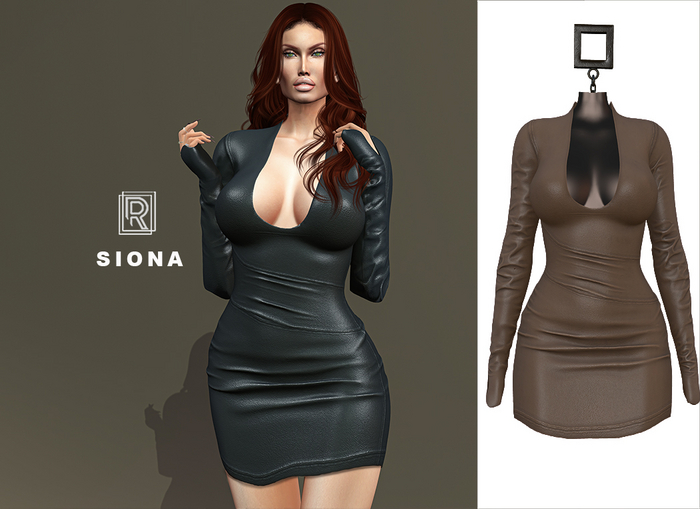 RAPTURE-Dress Siona-Shadow Dust