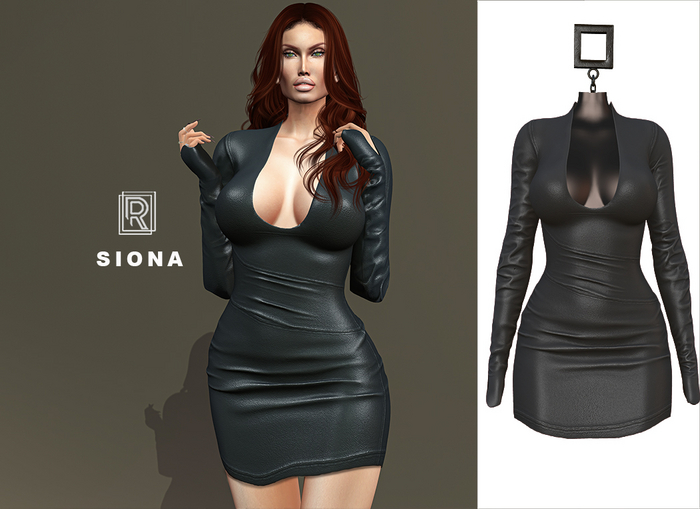RAPTURE-Dress Siona-Raven