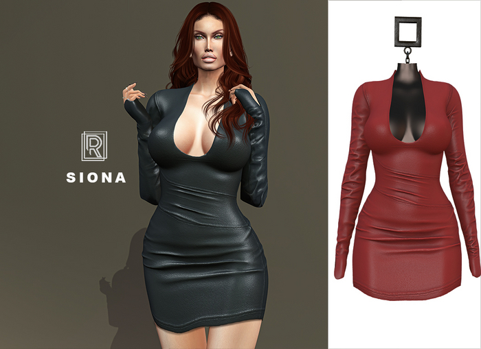 RAPTURE-Dress Siona-Foxy Red