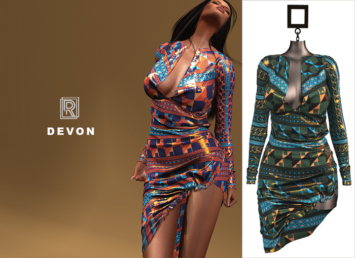 RAPTURE-Dress Devon-Green