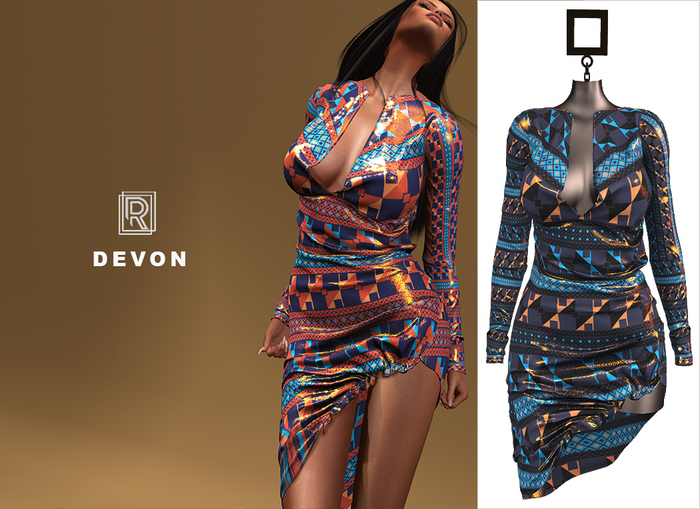 RAPTURE-Dress Devon-Midnight
