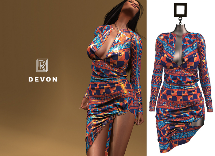 RAPTURE-Dress Devon-Twilight