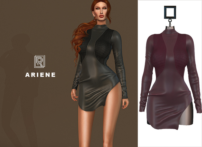 RAPTURE-Dress Ariene-Wine