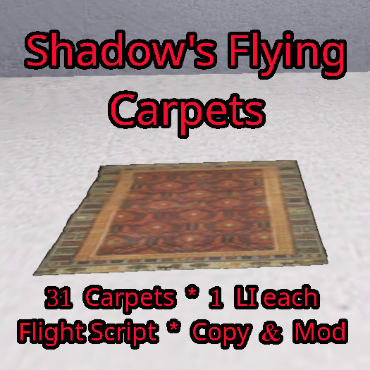 Shadow's Flying Carpet Collection