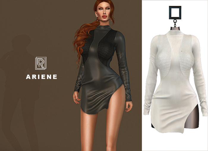 RAPTURE-Dress Ariene-Ocean Pearl