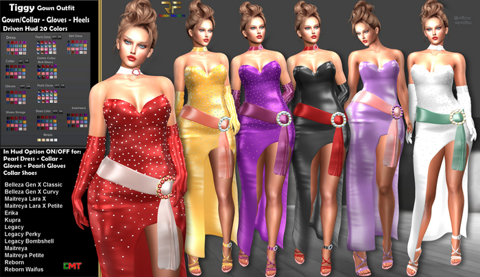 R.F. - Tiggy gown outfit - w/hud (PROMO FEW DAYS)