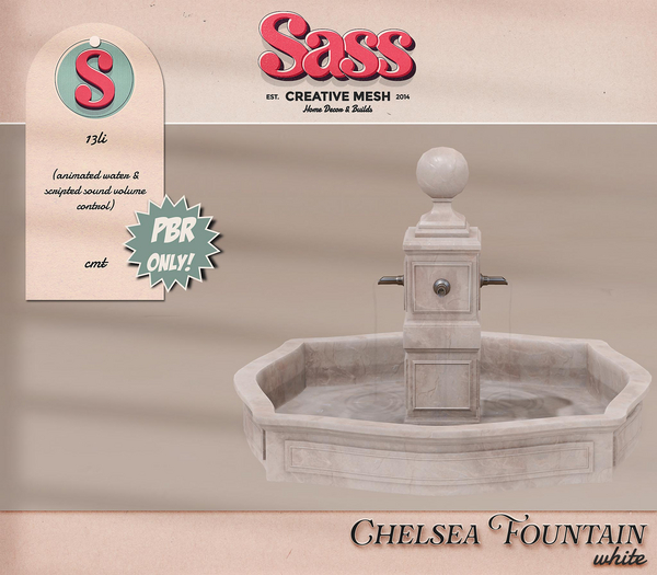 Sass (Chelsea Fountain) white 
