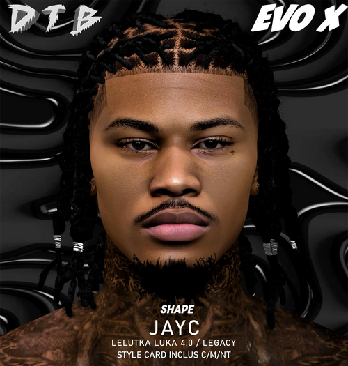 Second Life Marketplace - DTB Shape Jayc Lelutka Luka EVOX 4.0 / Legacy