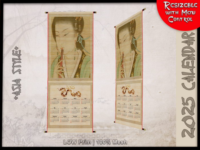 *ASIA STYLE* Calendar 2025 Flute Play
