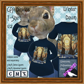 GPA Dinkies T-Shirt BOM - Winter Dawn Print v.2