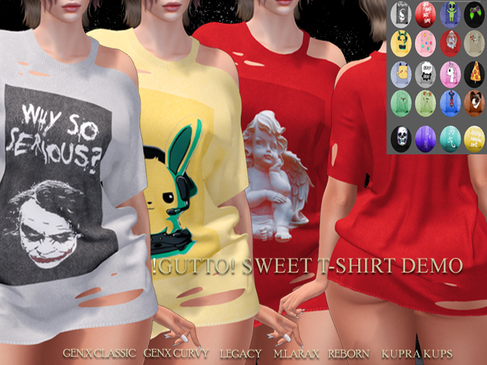 !GUTTO! SWEET T-SHIRT DEMO