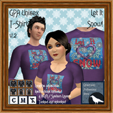 GPA Unisex T-Shirt BOM - Let It Snow Print v.2