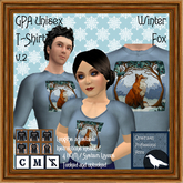 GPA Unisex T-Shirt BOM - Winter Fox Print v.2