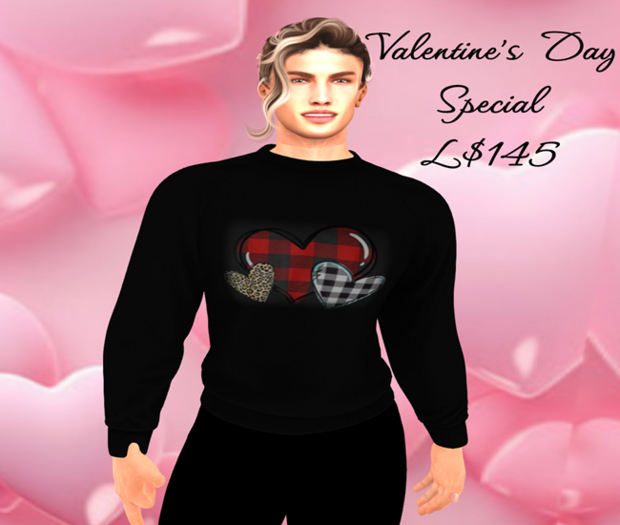 SH00101 Mens Heart Shirt boxed