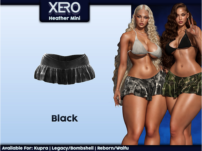[XERO] Heather Mini (Black)