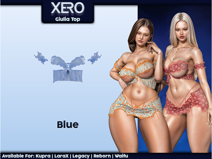 [XERO] Giulia Top (Blue)